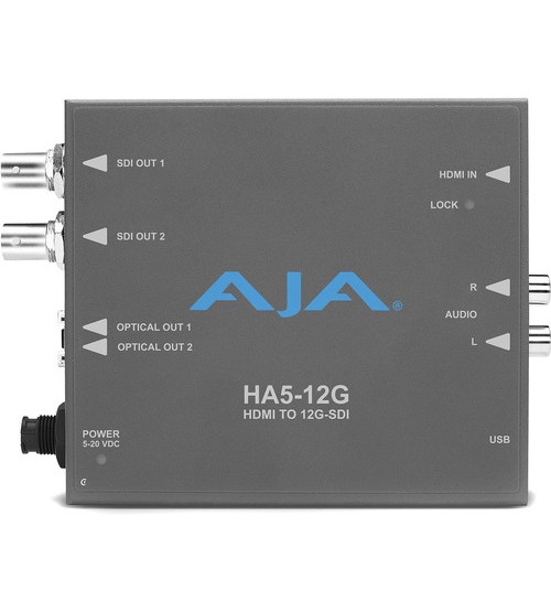 AJA HA5-12G-T HDMI To 12G-SDI Fiber Transmitter